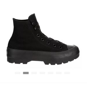 Black Lugged Sole Converse